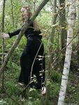 Feet - Nastya - 2003-10-15 A cemetery of used cars & deep in a wild forest with dirty soles