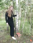 Feet - Nastya - 2003-10-15 A cemetery of used cars & deep in a wild forest with dirty soles