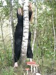 Feet - Nastya - 2003-10-15 A cemetery of used cars & deep in a wild forest with dirty soles