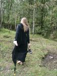 Feet - Nastya - 2003-10-15 A cemetery of used cars & deep in a wild forest with dirty soles