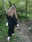 Feet - Nastya - 2003-10-15 A cemetery of used cars & deep in a wild forest with dirty soles