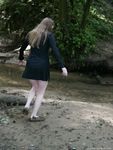 Feet - Nastya - 2003-10-15 A cemetery of used cars & deep in a wild forest with dirty soles