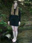 Feet - Nastya - 2003-10-15 A cemetery of used cars & deep in a wild forest with dirty soles