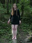 Feet - Nastya - 2003-10-15 A cemetery of used cars & deep in a wild forest with dirty soles