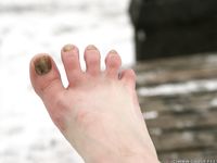 Feet - Nastya C - 2012-05-23 Frozen feet in public