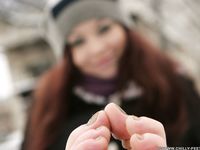 Feet - Nastya C - 2012-05-23 Frozen feet in public
