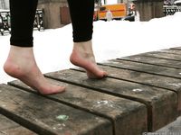 Feet - Nastya C - 2012-05-23 Frozen feet in public
