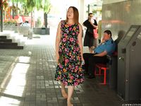 Feet - Nastya C - 2015-08-09 Afternoon city walk