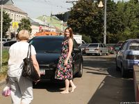 Feet - Nastya C - 2015-08-09 Afternoon city walk