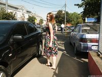 Feet - Nastya C - 2015-08-09 Afternoon city walk