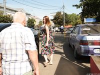 Feet - Nastya C - 2015-08-09 Afternoon city walk