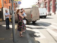 Feet - Nastya C - 2015-08-09 Afternoon city walk