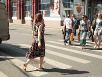 Feet - Nastya C - 2015-08-09 Afternoon city walk