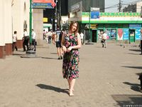 Feet - Nastya C - 2015-08-09 Afternoon city walk