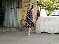 Feet - Nastya C - 2015-08-09 Afternoon city walk
