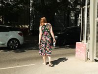 Feet - Nastya C - 2015-08-09 Afternoon city walk