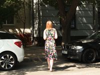 Feet - Nastya C - 2015-08-09 Afternoon city walk