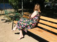 Feet - Nastya C - 2015-08-09 Afternoon city walk