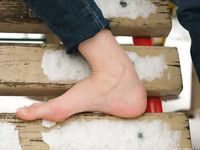 Feet - Nastya D - 2017-01-21 Cheerful barefoot girl