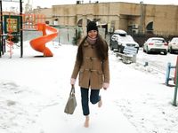 Feet - Nastya D - 2017-01-21 Cheerful barefoot girl