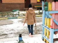 Feet - Nastya D - 2017-01-21 Cheerful barefoot girl