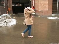 Feet - Nastya D - 2017-01-21 Cheerful barefoot girl