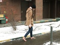 Feet - Nastya D - 2017-01-21 Cheerful barefoot girl