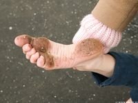 Feet - Nastya D - 2017-01-21 Cheerful barefoot girl