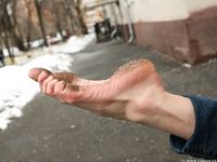 Feet - Nastya D - 2017-01-21 Cheerful barefoot girl