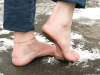 Feet - Nastya D - 2017-01-21 Cheerful barefoot girl