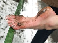 Feet - Nastya D - 2017-01-21 Cheerful barefoot girl