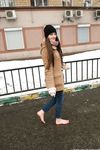 Feet - Nastya D - 2017-01-21 Cheerful barefoot girl