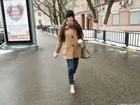 Feet - Nastya D - 2017-01-21 Cheerful barefoot girl