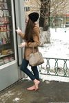 Feet - Nastya D - 2017-01-21 Cheerful barefoot girl