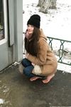 Feet - Nastya D - 2017-01-21 Cheerful barefoot girl