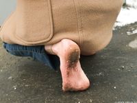 Feet - Nastya D - 2017-01-21 Cheerful barefoot girl