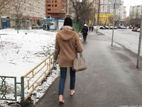 Feet - Nastya D - 2017-01-21 Cheerful barefoot girl