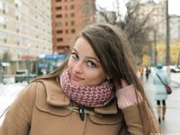 Feet - Nastya D - 2017-01-21 Cheerful barefoot girl