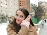 Feet - Nastya D - 2017-01-21 Cheerful barefoot girl