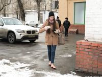 Feet - Nastya D - 2017-01-21 Cheerful barefoot girl