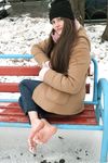 Feet - Nastya D - 2017-01-21 Cheerful barefoot girl