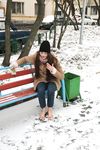 Feet - Nastya D - 2017-01-21 Cheerful barefoot girl
