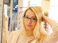 Feet - Nastya F - 2017-04-18 A barefoot blonde in a white dress