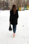 Feet - Natalia A - 2016-10-25 Barefoot on the snow