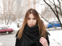 Feet - Natalia A - 2016-10-25 Barefoot on the snow