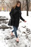 Feet - Natalia A - 2016-10-25 Barefoot on the snow