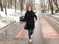 Feet - Natalia A - 2016-10-25 Barefoot on the snow