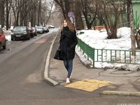 Feet - Natalia A - 2016-10-25 Barefoot on the snow