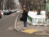 Feet - Natalia A - 2016-10-25 Barefoot on the snow