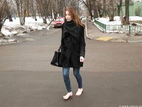 Feet - Natalia A - 2016-10-25 Barefoot on the snow